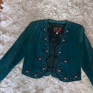 Tony Lama women’s leather jacket size 8 like new